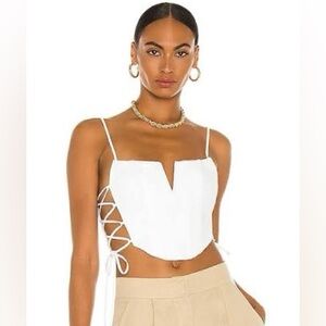 NDB - Katerina Bustier Top White XS